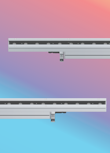 Click to view Ligman Lighting's Light Linear LA 6, 7 &amp; 8 Surface (model ULA-300XX).